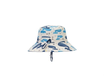 Step Out Sunhat - Whale on Ocean